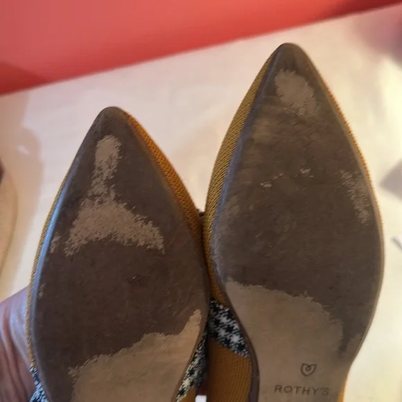 Rothy’s The Mary Jane in Golden Gingham size 7 - Picture 4 of 6